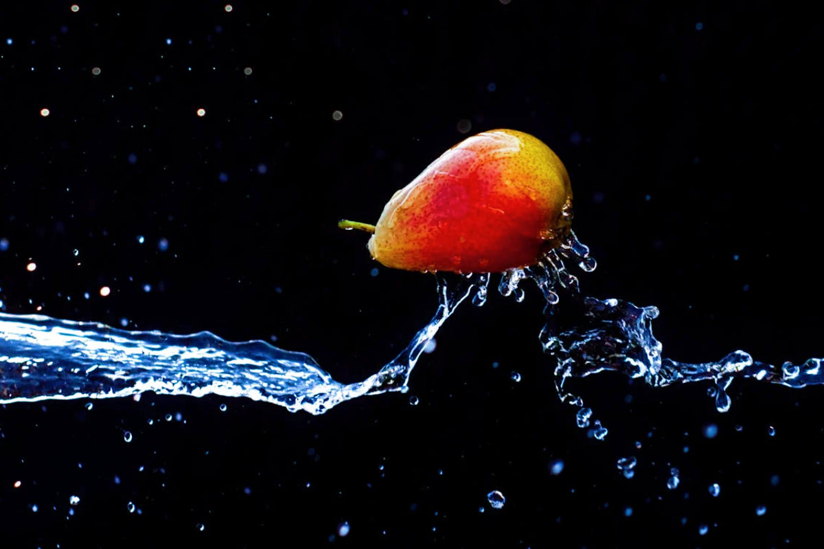 Pears in water