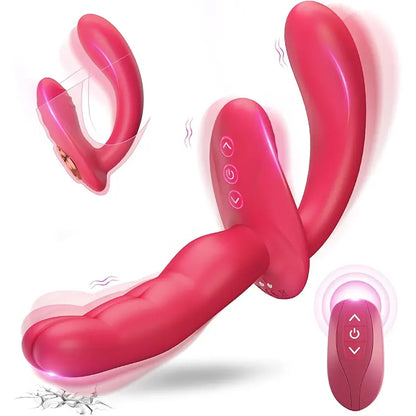 TransformX 3-in-1 Strap-On Vibrator with Remote Control