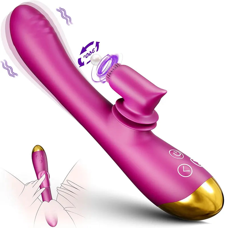 2-in-1 360° Brush G-spot Vibrator