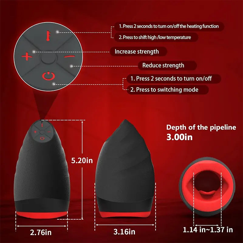 PleasureWave Heated Oral Simulation Cup