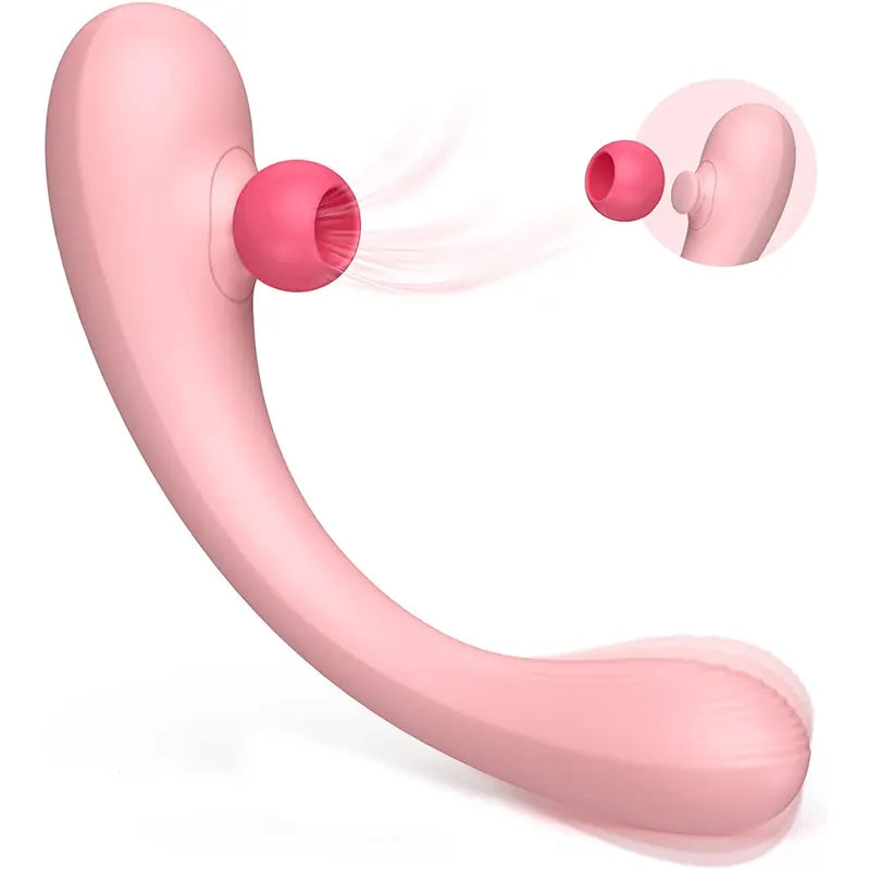 2-in-1 Sucking G-spot Vibrator