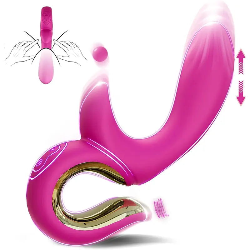 Dual-Motion G-Spot Stimulator with Thrusting &amp; Vibration