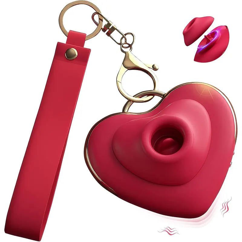 Heart Shaped Suction G-Spot Vibrator