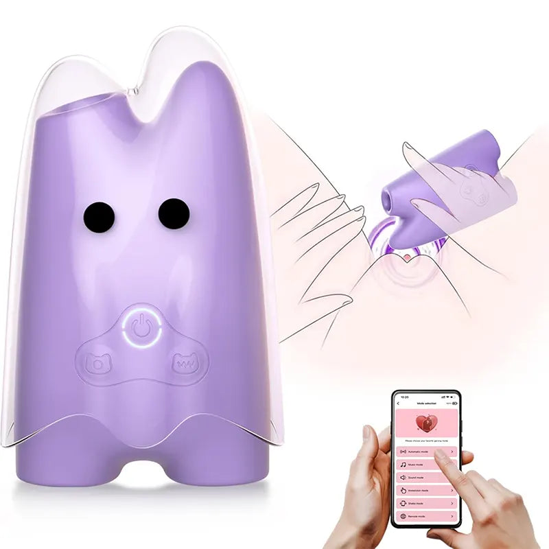 Ghost Vibrating Sucking G-spot Sex Toys