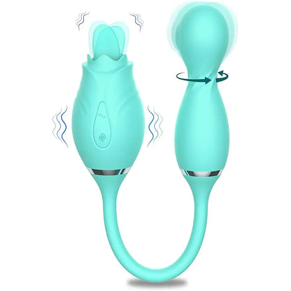 Rose Tongue and Clitoris G-spot Vibrator