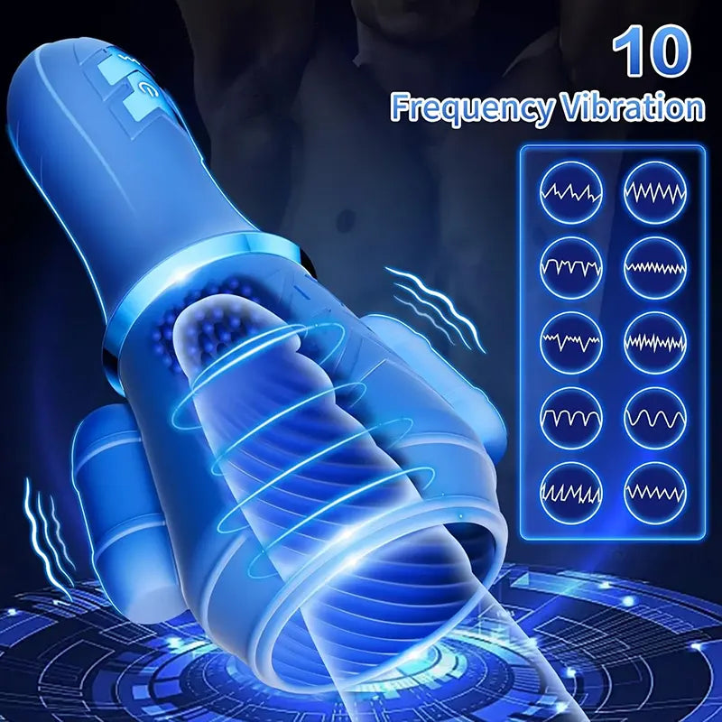 10-Mode Male Pocket Vaginal Trainer and Masturbator