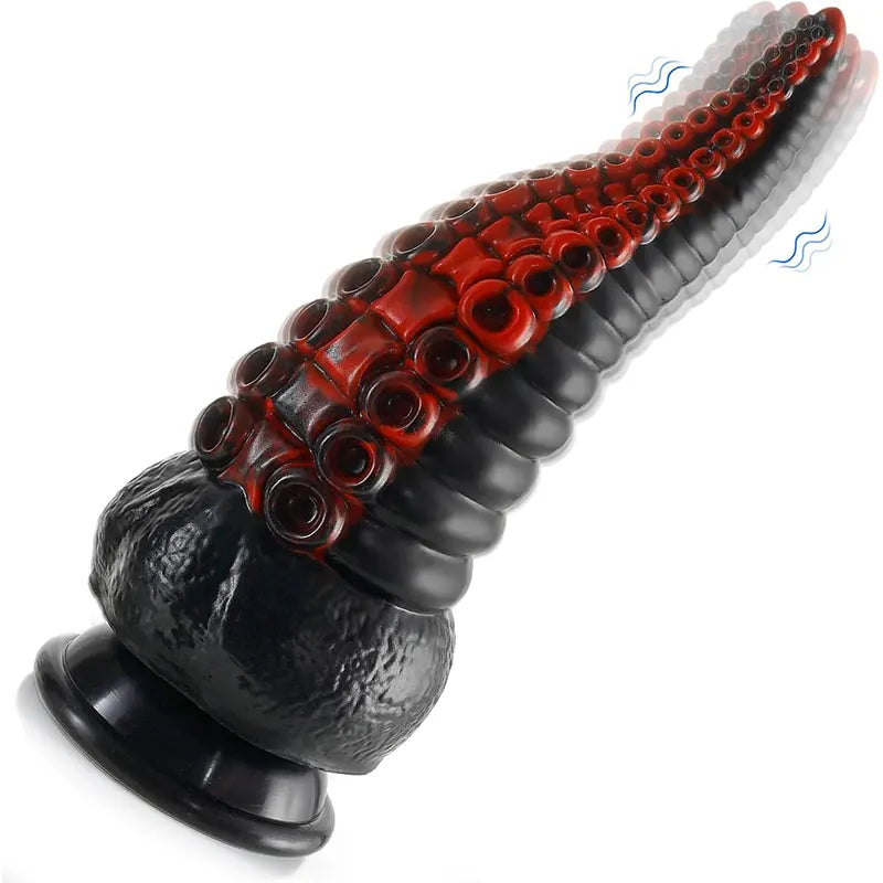 10 Patterns Tentacle Dildo Vibrator