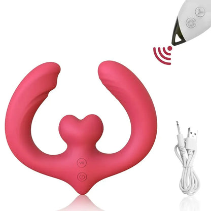 Concentric Vibrator with Remote Control