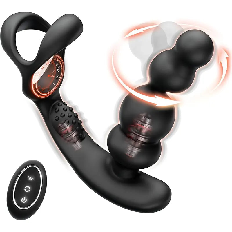 MaxiFlex 4-in-1 Rotating Prostate Massager &amp; Anal Beads