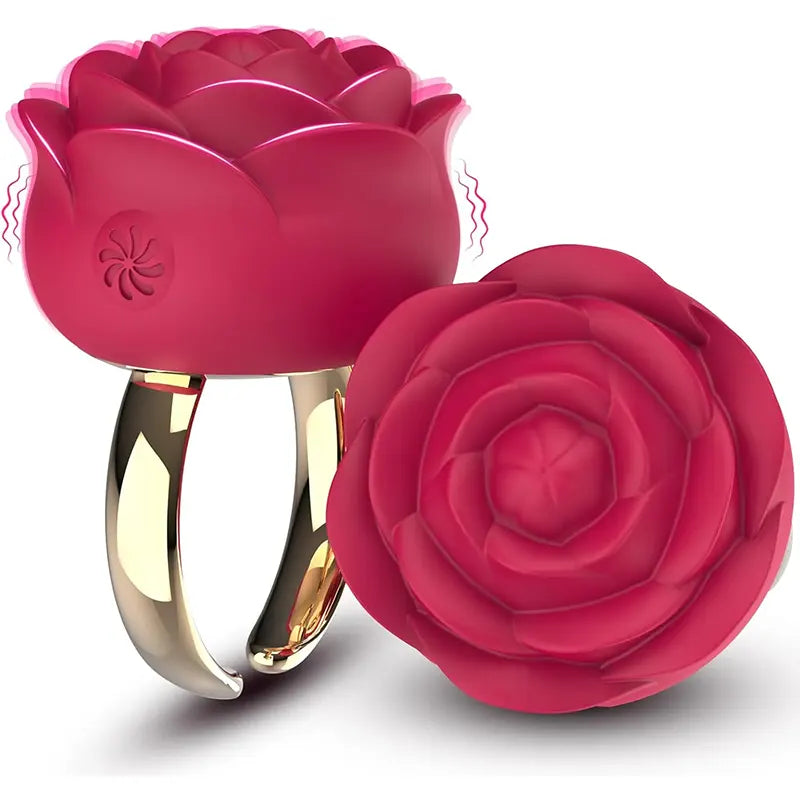 Rose-Shaped Vibrating Split Ring