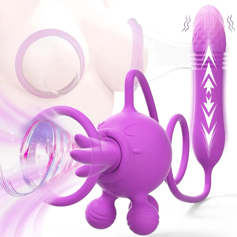 UltimatePleasure 4-in-1 Sucking Vibrator