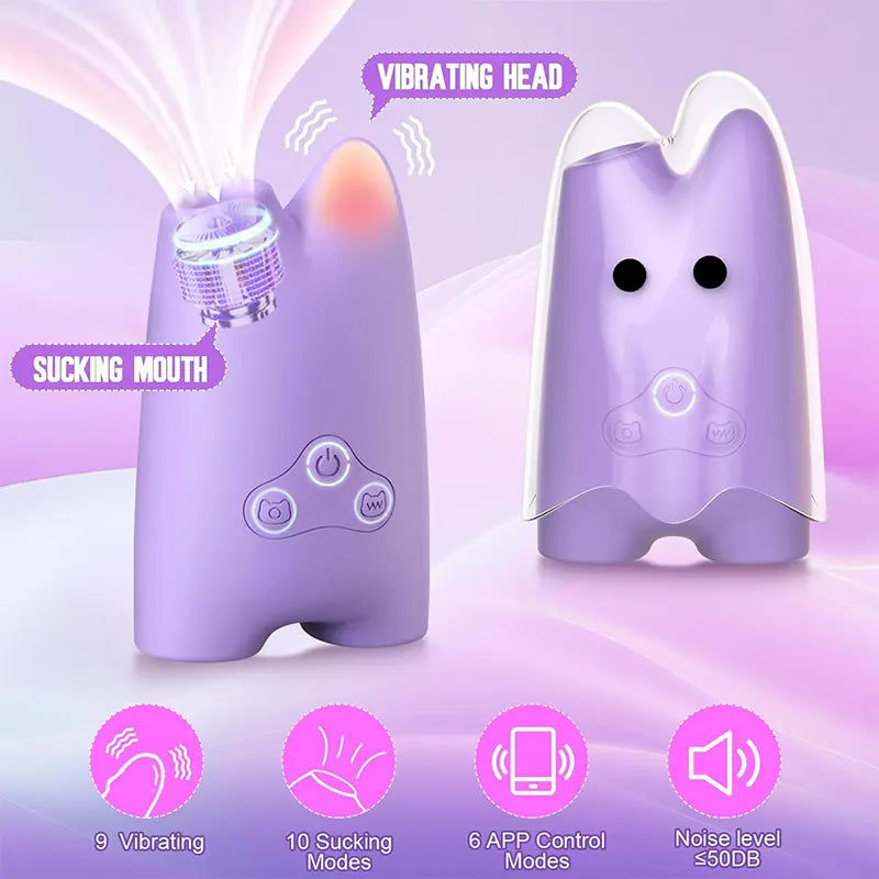 Ghost Vibrating Sucking G-spot Sex Toys