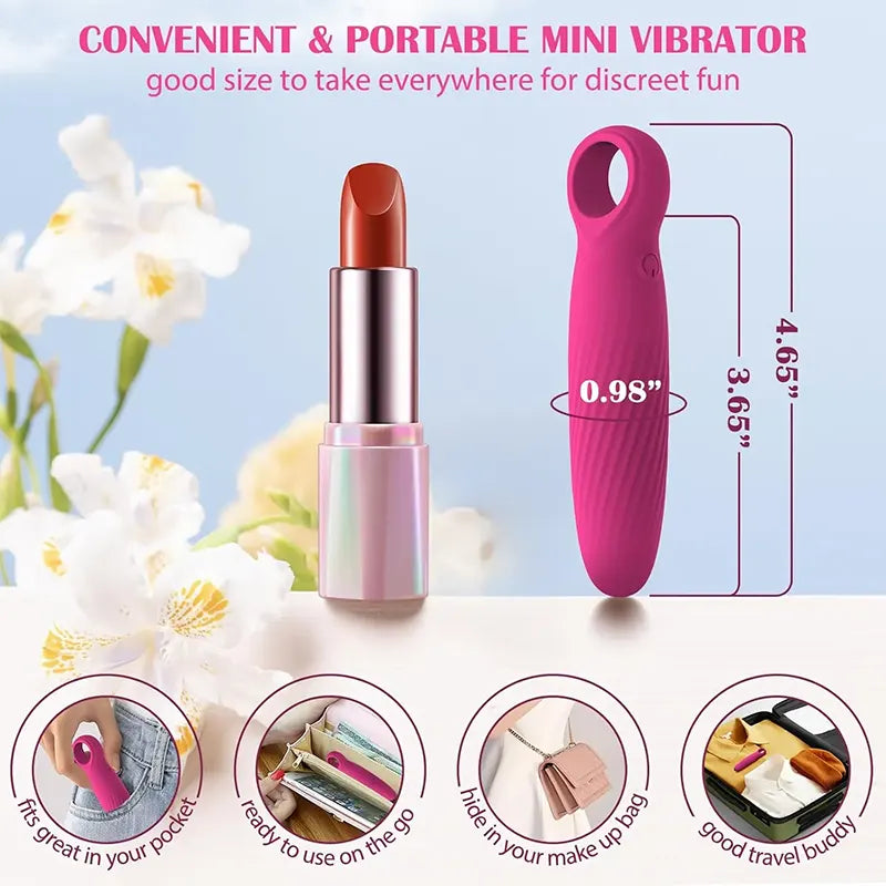 PetalPulse Mini Bullet Vibrator for Women