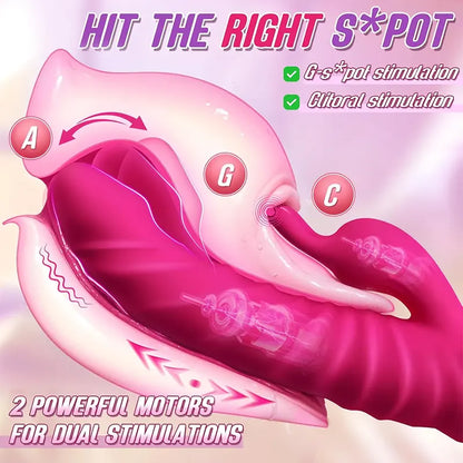 LuxeThrust 3-in-1 Rabbit Vibrator