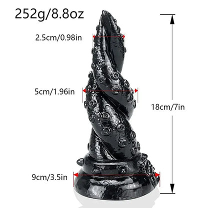 Tentacle Temptation Dildo with Textured Ridges