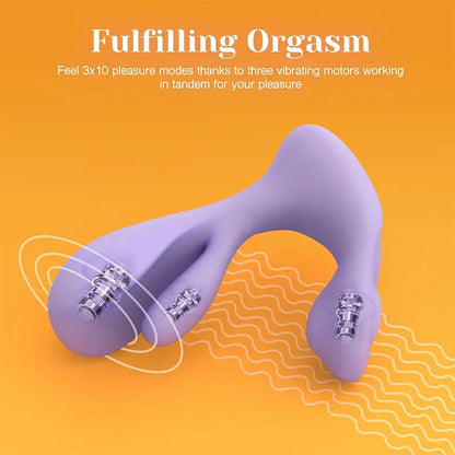 SensualTwirl Duo Rotating Vibrator for Dual Stimulation