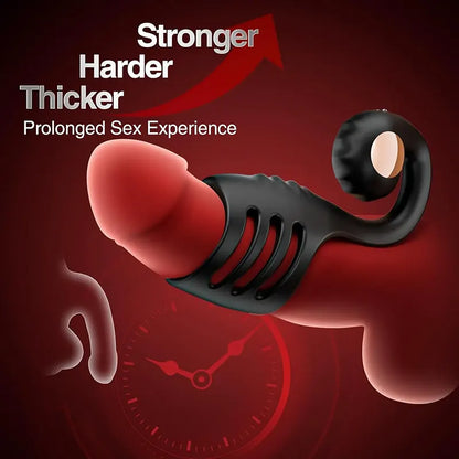 Wireless Remote Control Seahorse Vibrating Cock Ring