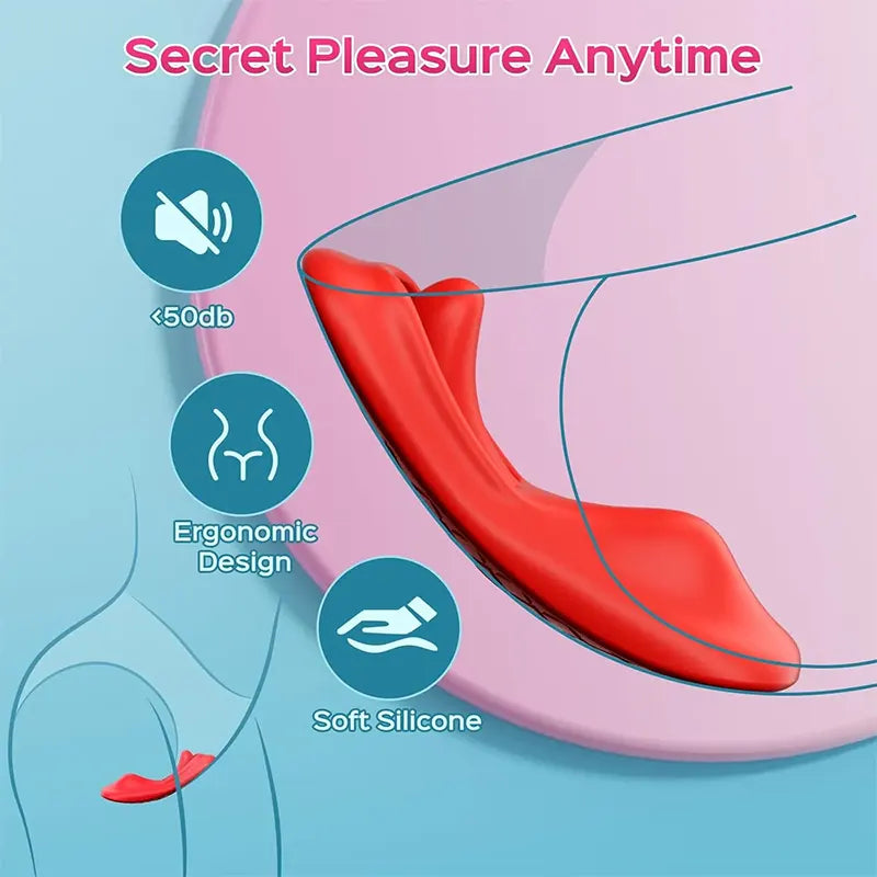 Remote Tongue Pleasure Vibrator