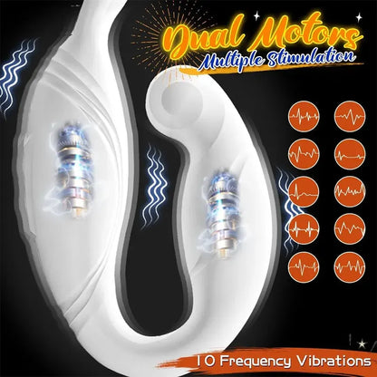 C-Shaped Prostate Vibration Massager