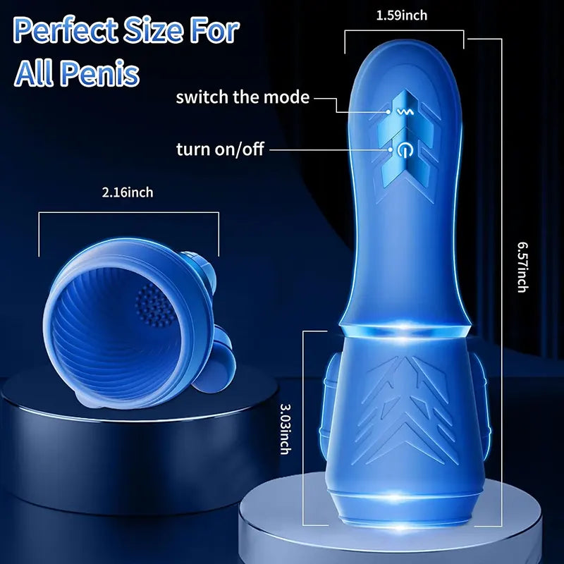 10-Mode Male Pocket Vaginal Trainer and Masturbator