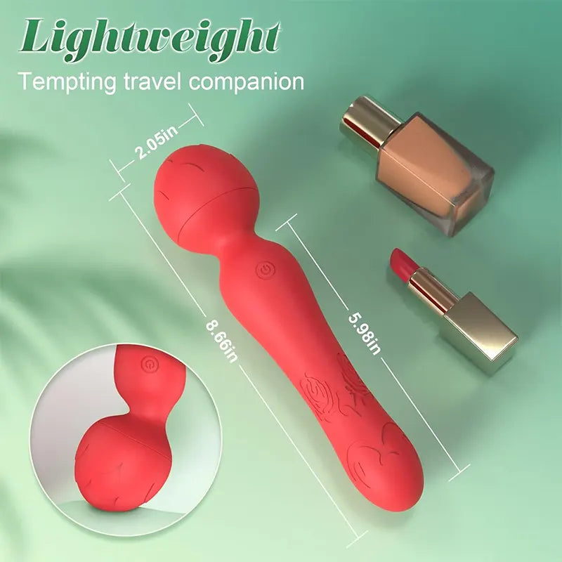 Rose Wand Vibrator with 9000 RPM Motor for Ultimate Pleasure