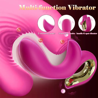 Dual-Motion G-Spot Stimulator with Thrusting &amp; Vibration