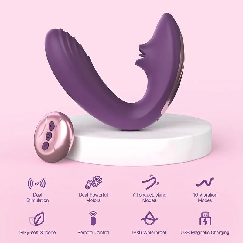 Petal Pleasure Clitoral Licking Vibrator