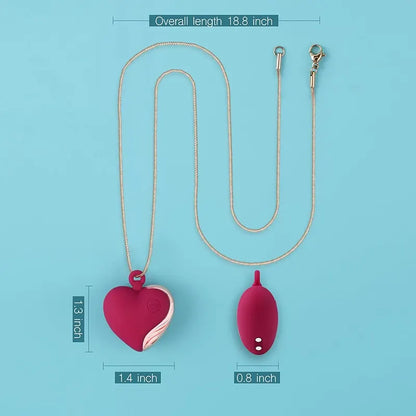 Pulse Beat Heart Necklace Massager