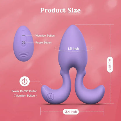 Astra Vibe: Remote-Controlled Pleasure Anal Plug