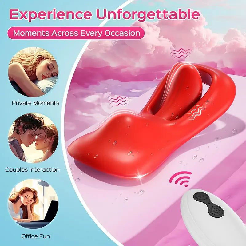 Remote Tongue Pleasure Vibrator