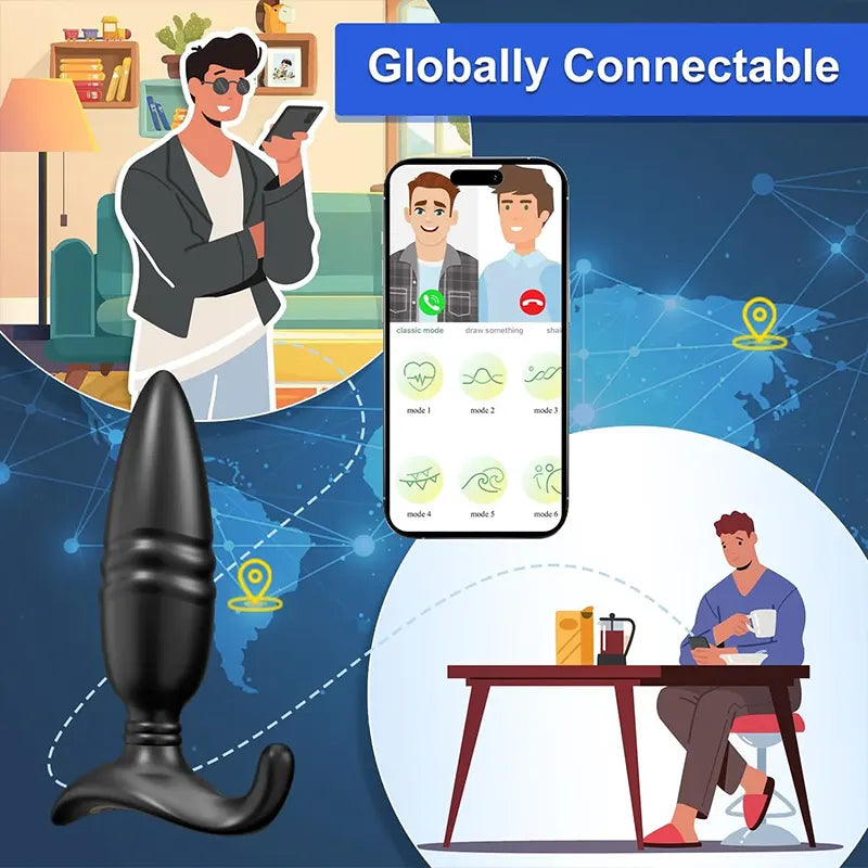 Smart Remote Control Thrusting Prostate Massager