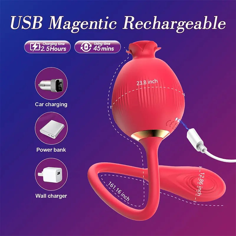 3-in-1 Pomegranate Stimulation Toy