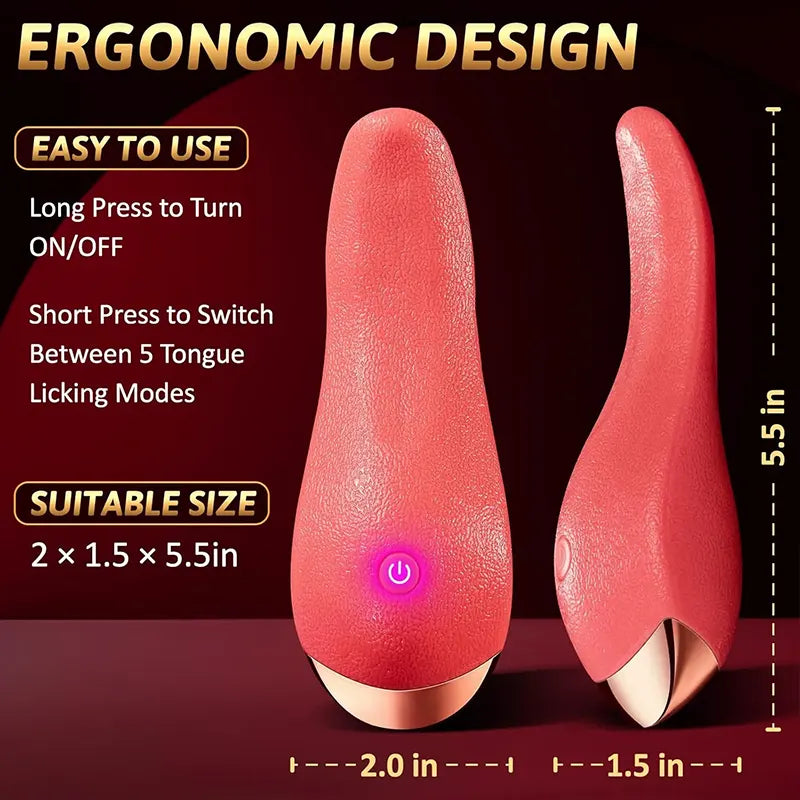 10 Patterns Tongue Vibrator for Women