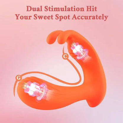 4-in-1 Dual Vibrating Wearable Panty Vibrator