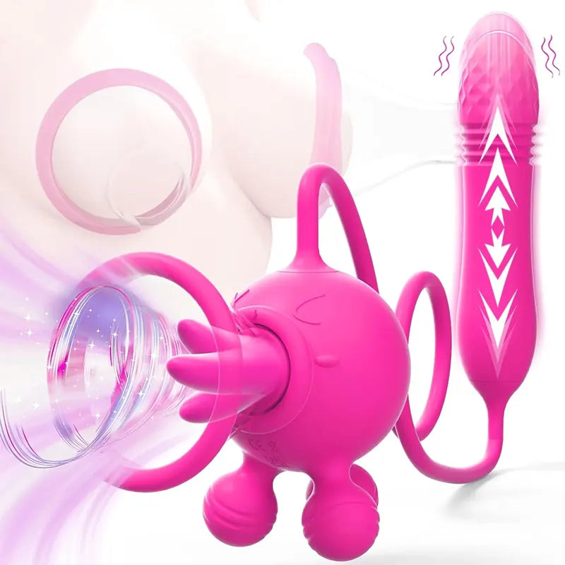 UltimatePleasure 4-in-1 Sucking Vibrator