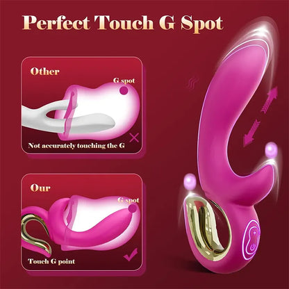 Dual-Motion G-Spot Stimulator with Thrusting &amp; Vibration