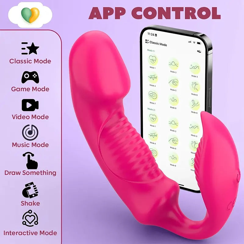 Double Stimulation Wearable Panty Vibrator