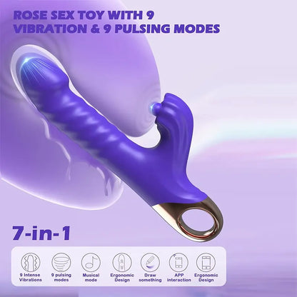 Dual Flapping &amp; Vibrating Stimulation Toy