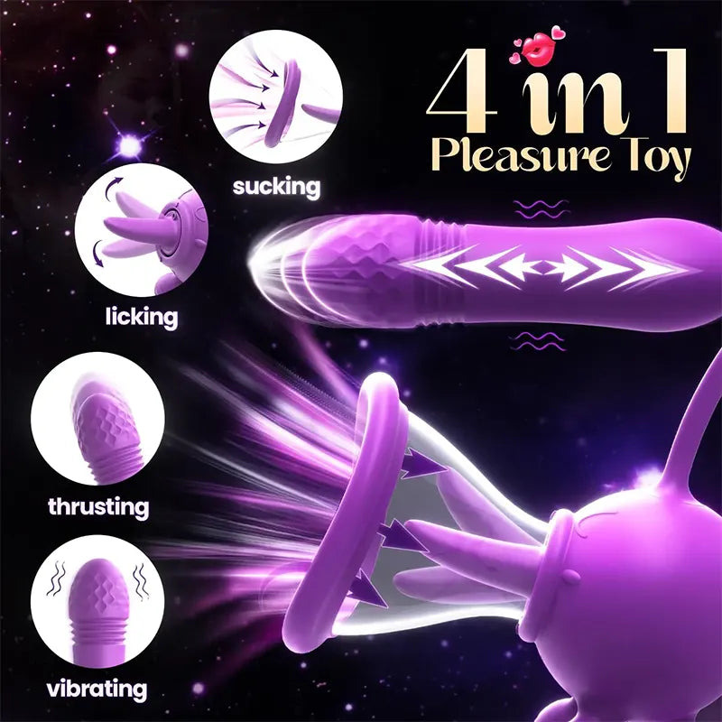 UltimatePleasure 4-in-1 Sucking Vibrator