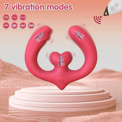 Concentric Vibrator with Remote Control