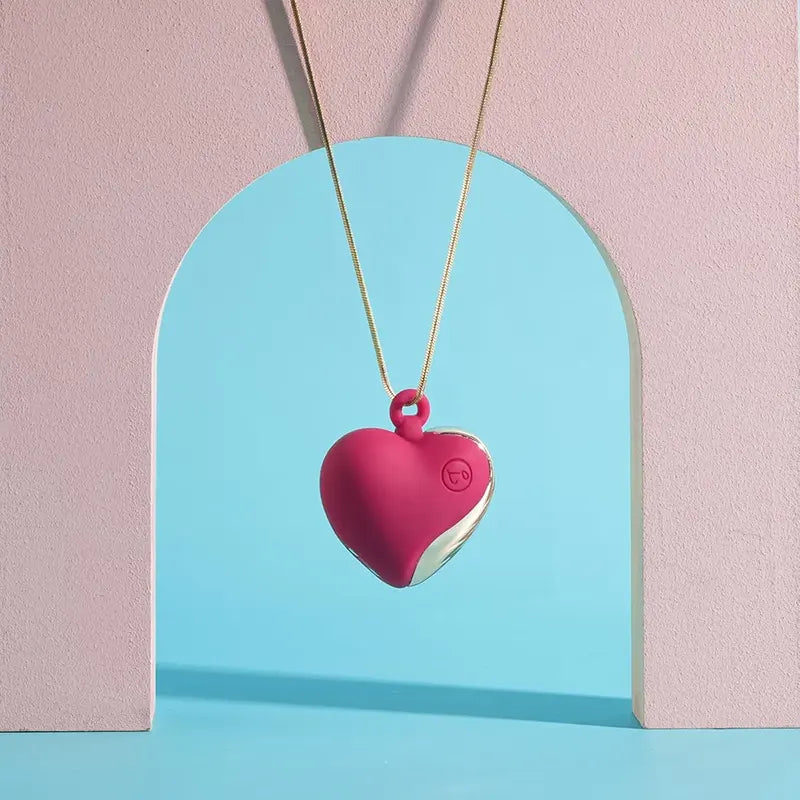 Pulse Beat Heart Necklace Massager