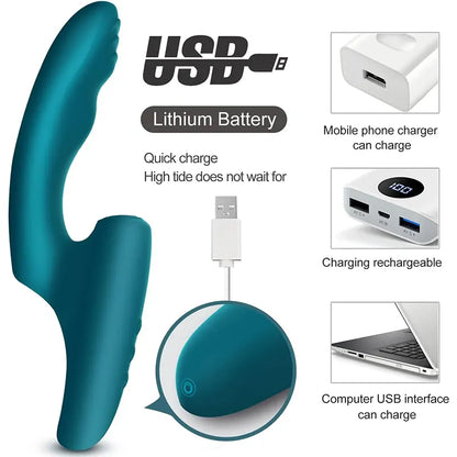 Dual Action Heated G-Spot Vibrator