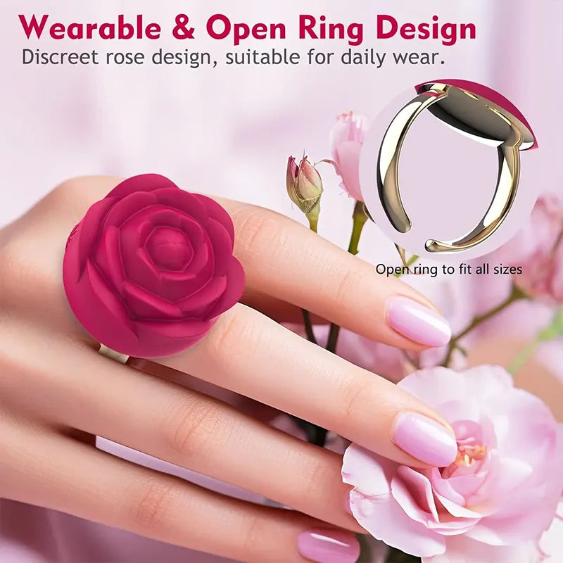 Rose-Shaped Vibrating Split Ring