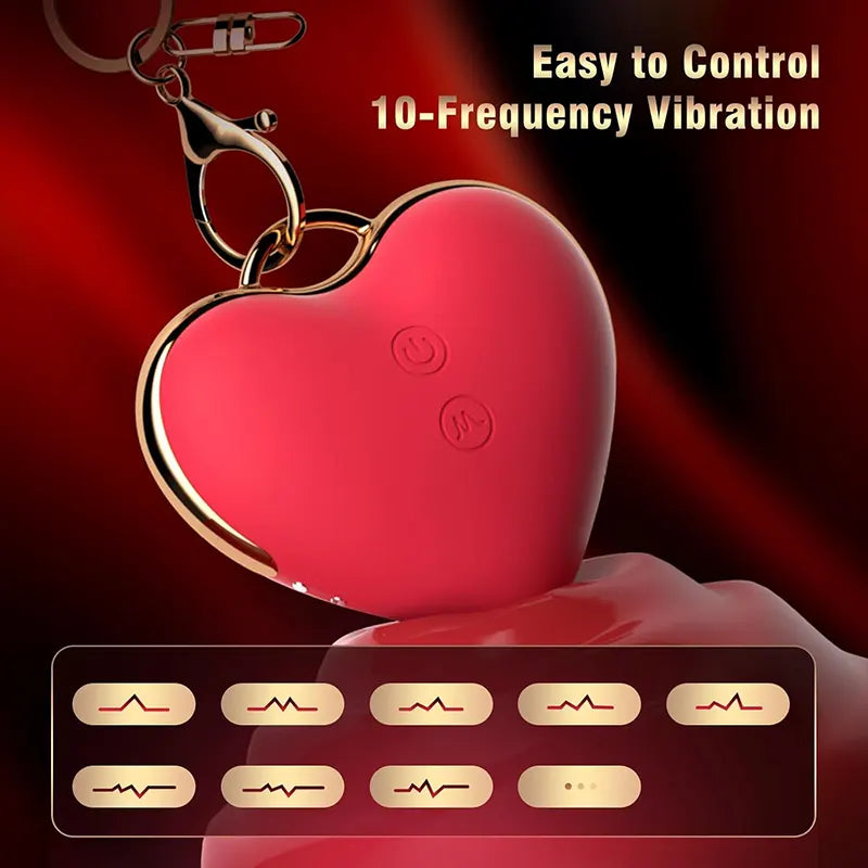 Heart Shaped Suction G-Spot Vibrator