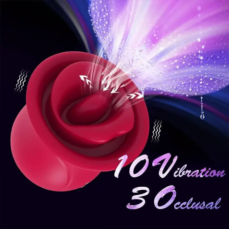 Clitoral Tongue Rose Vibrator