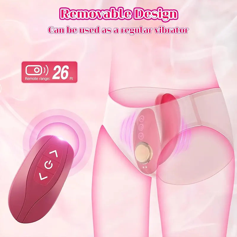 TransformX 3-in-1 Strap-On Vibrator with Remote Control