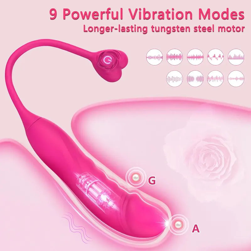 2-in-1 Vibrator &amp; Dildo for Women