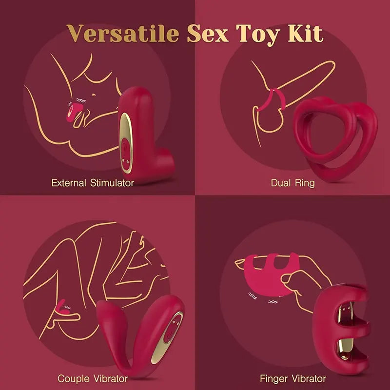 IntimaJoy Couples Vibrator Kit