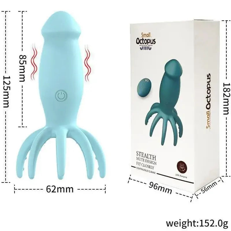 Remote Control Octopus Vibrating Masturbator