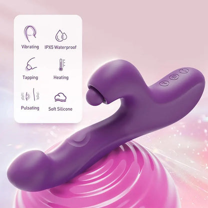 Triple-Action G-Spot &amp; Clitoral Rabbit Vibrator